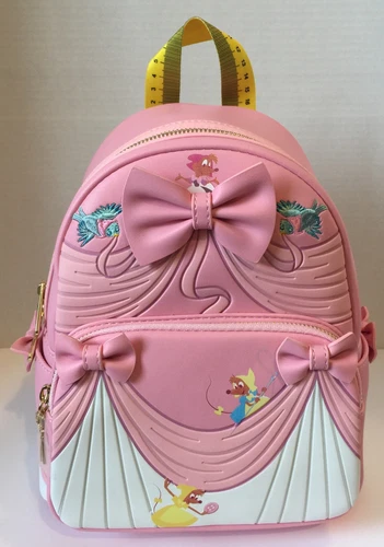 Loungefly Disney Cinderella 70th Anniversary Dress Mini Backpack Pink NEW