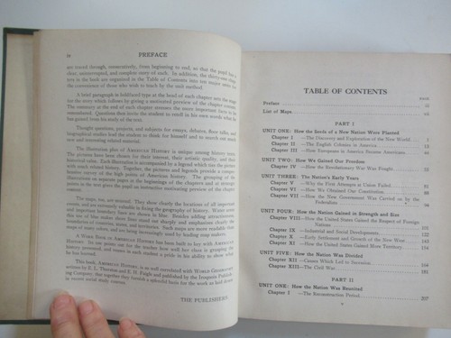 American History 1492 to the Present Day by Southworth, 1946 INSCRIBED - Picture 6 of 11
