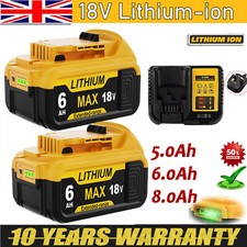 PACK For DeWalt Battery 18V 5.0ah Li-ion XR Slide DCB182 DCB184 DCB200 DCF887