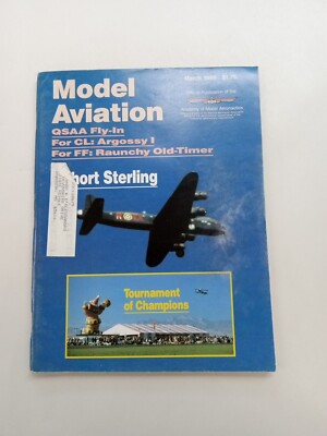 Vintage Model Aviation March 1989 Issue