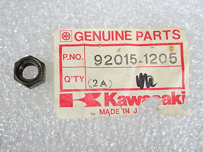 Kawasaki NOS NEW 92015-1205 Black Nut 8mm KZ KLF KLT ZX KZ1100