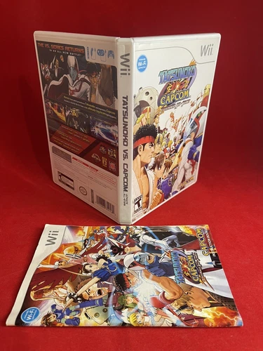 Tatsunoko vs. Capcom: Ultimate All Stars Nintendo Wii Case/Manual Only! No Game!