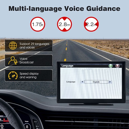 9" Touchscreen GPS Navigation Truck Navigator with Free Australia Map AUS - Picture 14 of 20