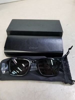 Quince Tulum Polarized Acetate Sunglasses Black / Grey Lenses