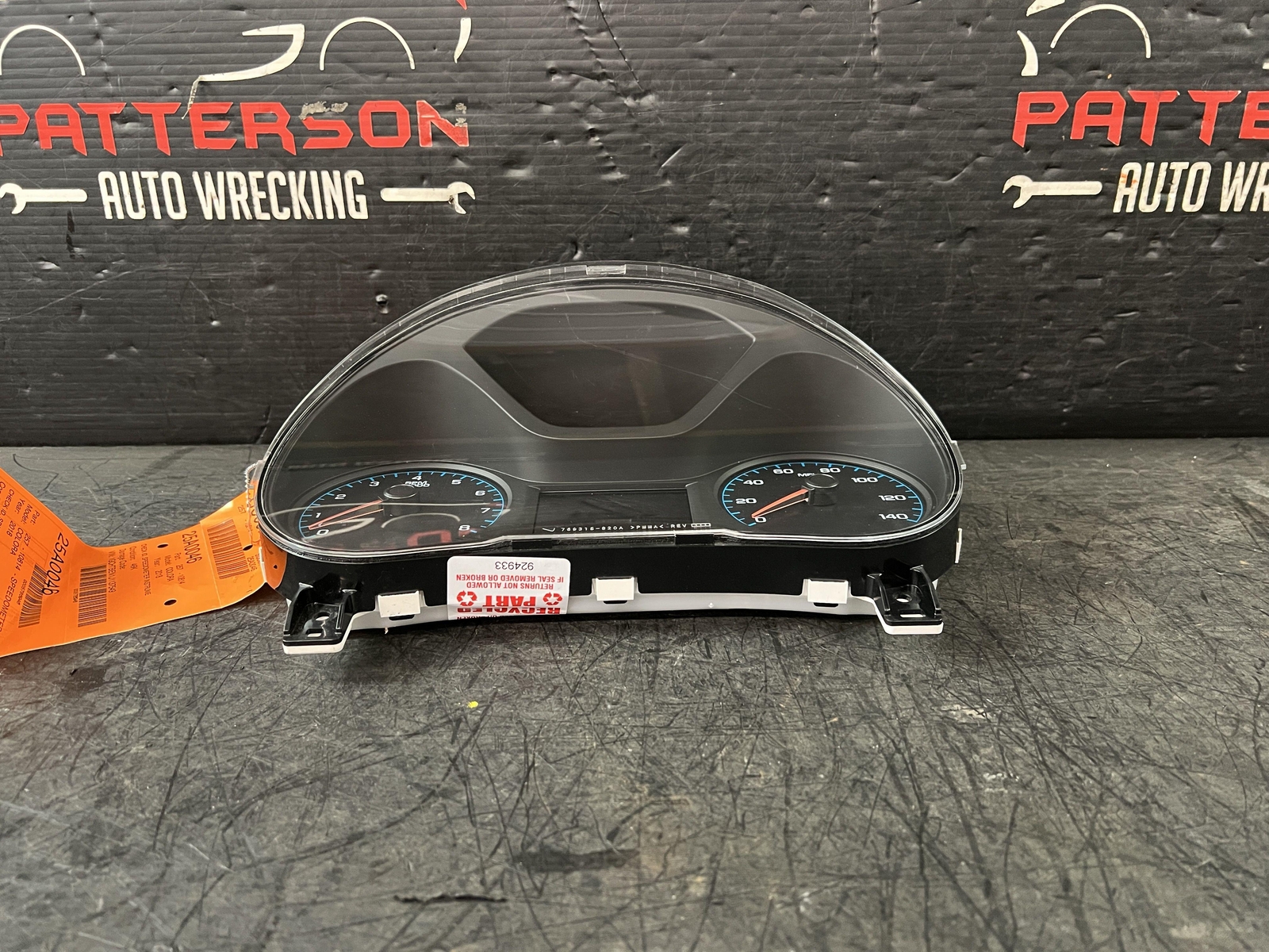 2018 COLORADO SPEEDOMETER INSTRUMENT DASH GAUGE CLUSTER 46,838 MILES ID 84033921