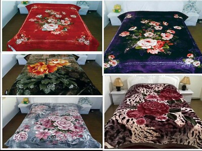 Ply Embossed Cloudy Blanket Extra Thick Luxurious Heavy Soft KG King/  Double UK