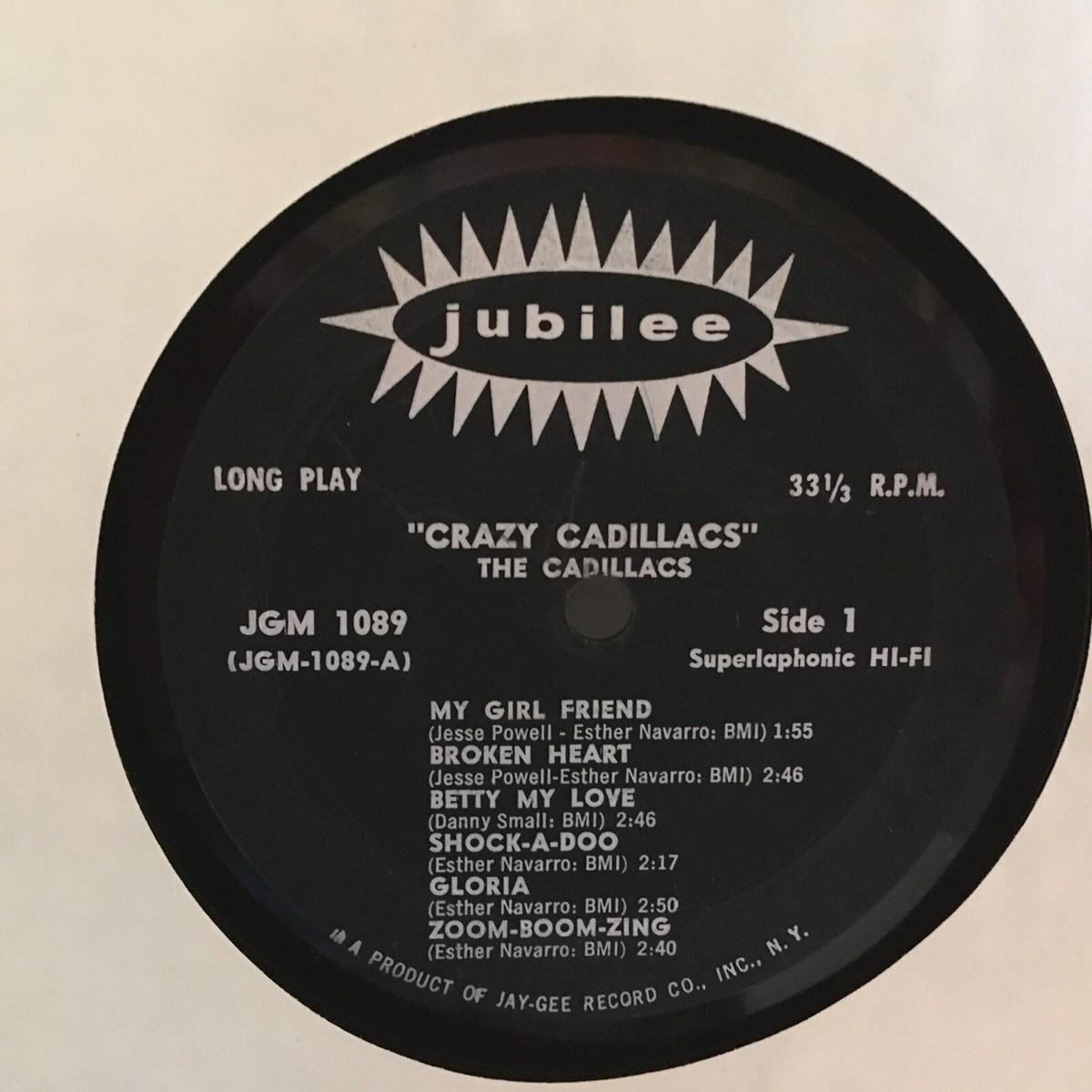 THE CADILLACS LP THE CRAZY CADILLACS | eBay