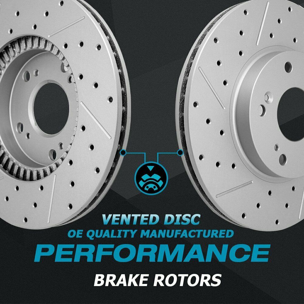 Front & Rear Disc Brake Rotors + Ceramic Pads Kit For Toyota 4Runner