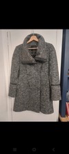 Forever New Black Wool Zip Up Long Sleeve Jacket 6