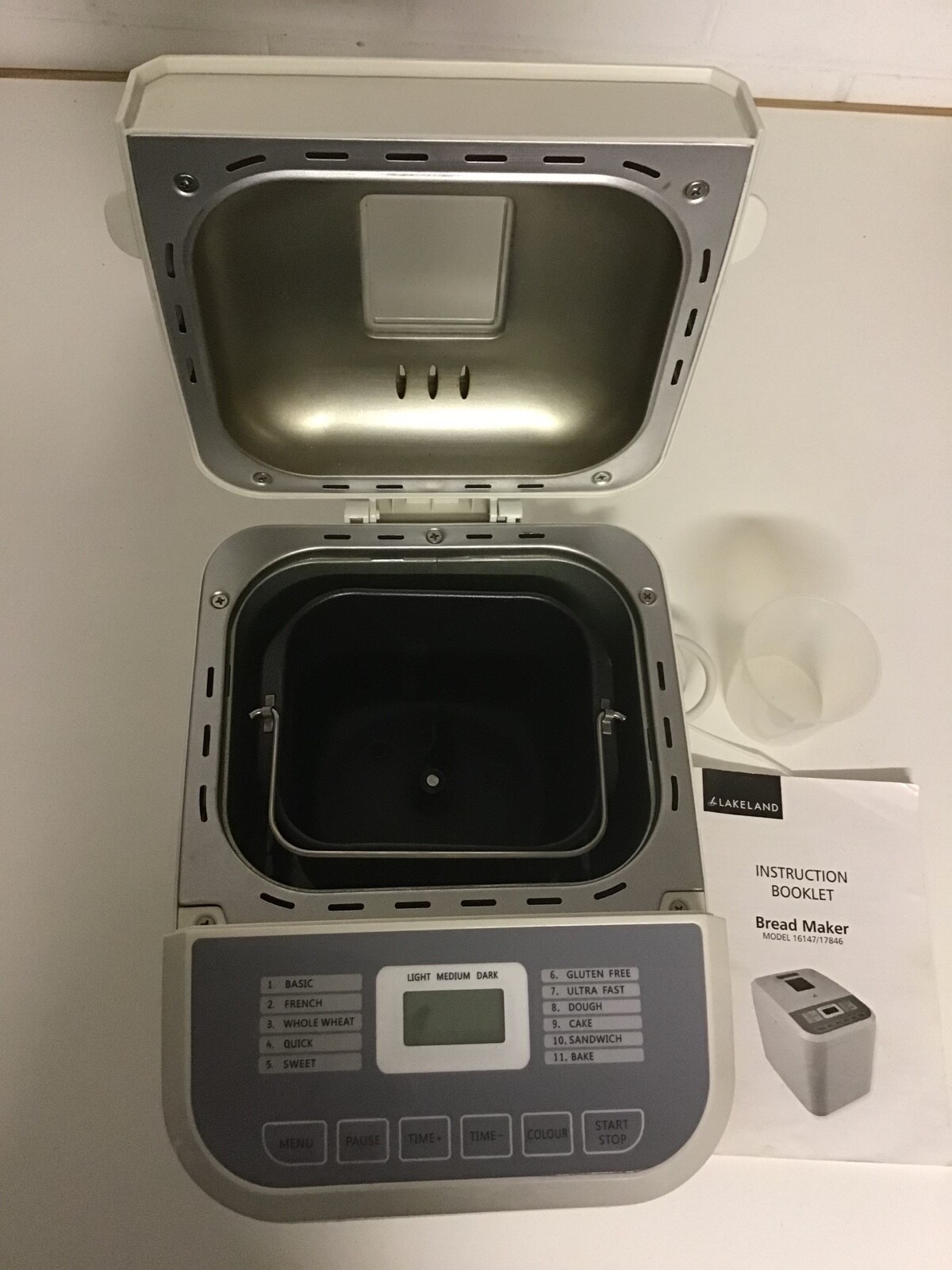 Lakeland Compact 1LB Daily Loaf Bread Maker Kitchen Appliance White 11