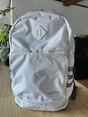 Adidas white, Gray copper Backpack Unisex
