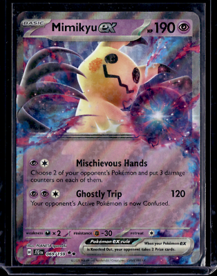 Pokémon S&V: Journey Together Mimikyu ex 69/159 Double Rare Near