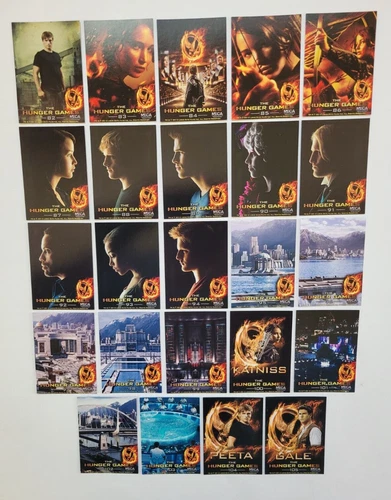 THE HUNGER GAMES TRADING CARDS Extended SET Walmart #82 to #105 Promo Set 2012