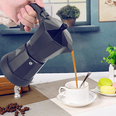 300ml Elektrische Kaffeemaschine Espressokocher Mokka Kanne Coffee Pot 6 Tassen
