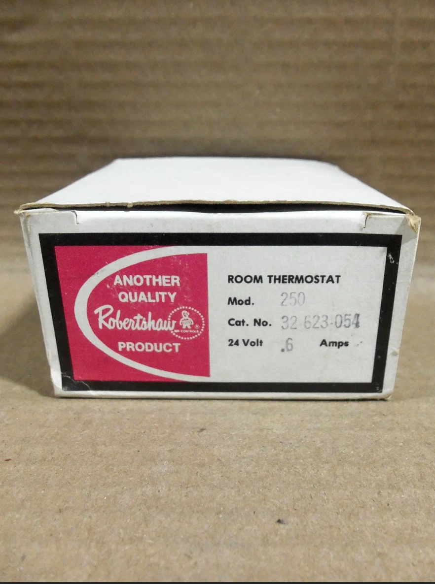 NEW ROBERT SHAW 32-623-054 Room Thermostat 250 24 V .6 AMPS | eBay