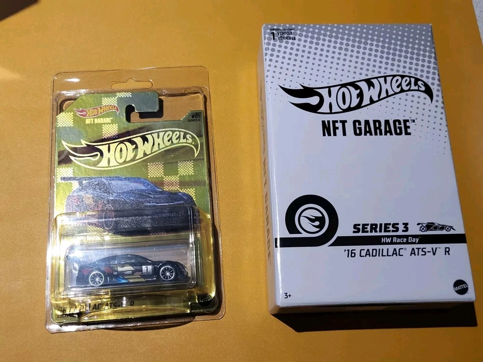 Hot Wheels 2022 NFTH Garage '16 Cadillac ATS-V R ~ Series 3 ~ LE 1250 - Image 2 of 4