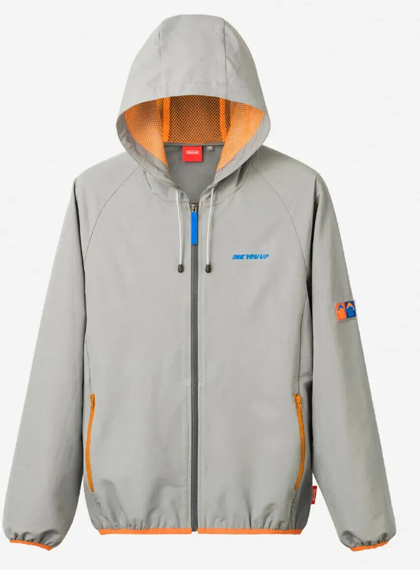 Splatoon Zip Up Hoodie INK YOU UP Nintendo Tokyo/Osaka/Kyoto Size