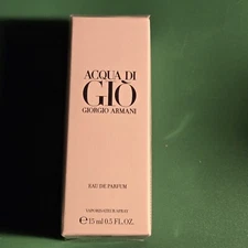 Authentic Giorgio Armani Acqua di Gio Eau de Parfum Vaporisateur Spray .5 oz