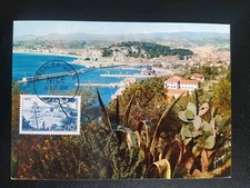 CARTE MAXIMUM N° 1038 NICE ALPES-MARITIMES OBLITÉRÉ NICE 1955