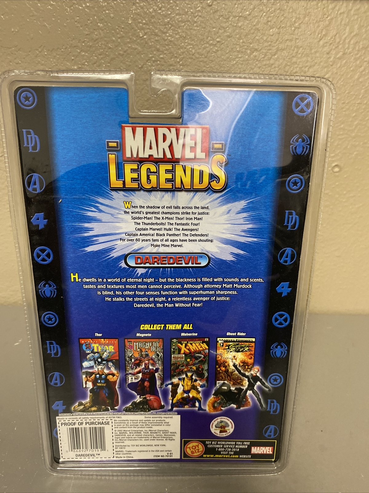 *RARE* MARVEL LEGENDS 2002 SERIES III DAREDEVIL Figure *NEW