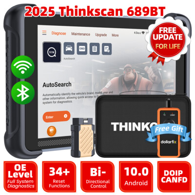 #ad #ad 🔥ThinkScan 689BT OBD2 Scanner Full System Car Diagnostic Scan Tool K ey Program $479.00