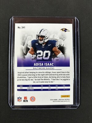 Adidas Isaac Rookie 2024 Panini Prestige H2 Galaxy RC Trading Card