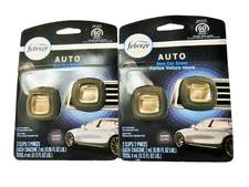 Febreze Car Vent Clip Air Freshener NEW CAR Scent  (2 TWIN PACKS )