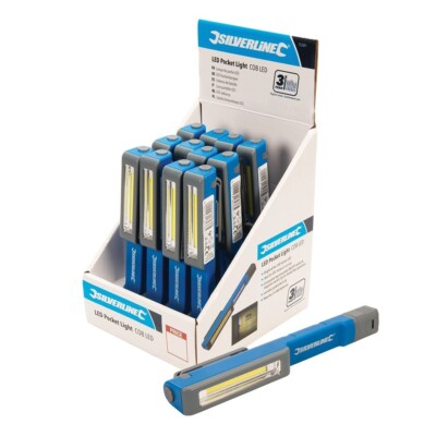 LED POCKET LIGHT, SILVERLINE (EACH x 1)
