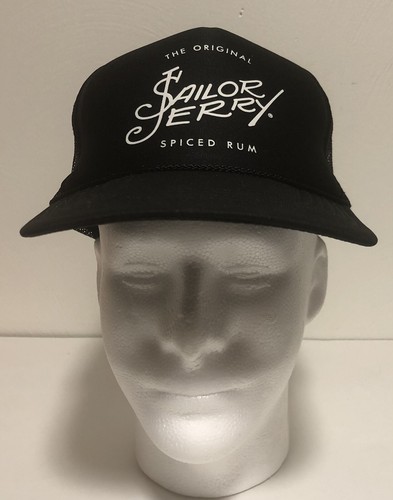 Sailor Jerry Black Mesh Trucker Hat 