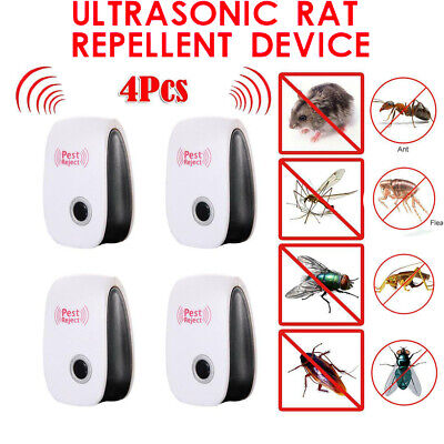 Ultrasonic Pest Reject Magnetic Repeller Anti Mosquito Mouse Insect Killer US 
