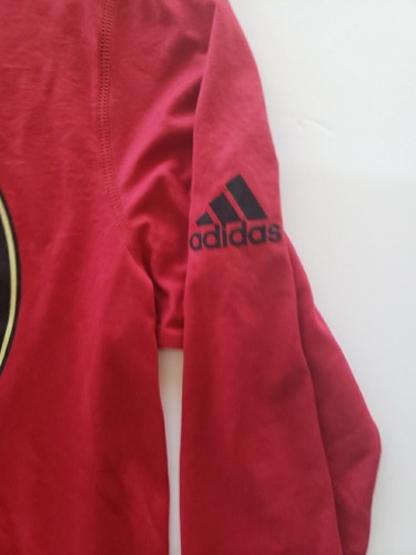 NWT ADIDAS Atlanta United FC MLS Men's Long Sleeve Red Logo T-Shirt Size SMALL - 第 4/8 張圖片