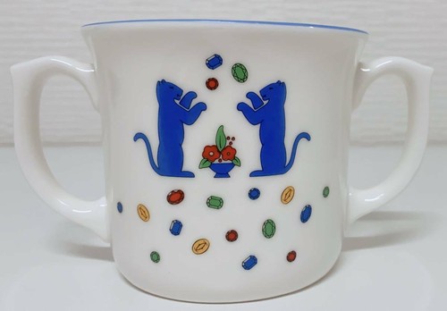 Valuable Cartier baby pantail unfan two-handed mug beauty product infant cup - Afbeelding 6 van 7