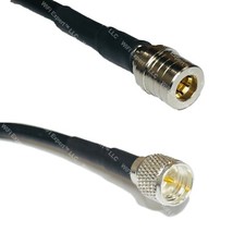LMR240UF QMA MALE to MINI UHF MALE Coax RF Cable USA-Ship Lot