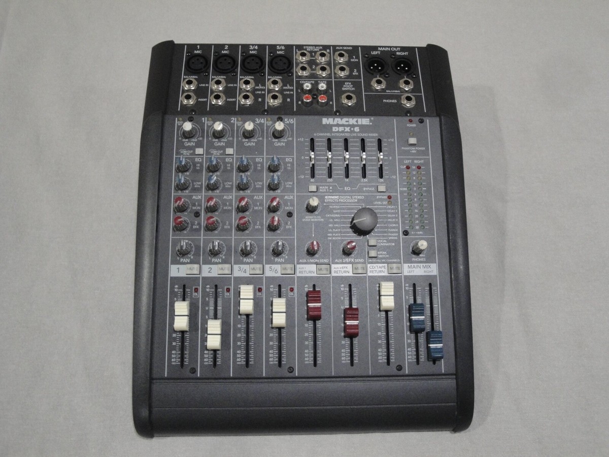 Mackie DFX12 12Channel Mixer With Effects ZZounds