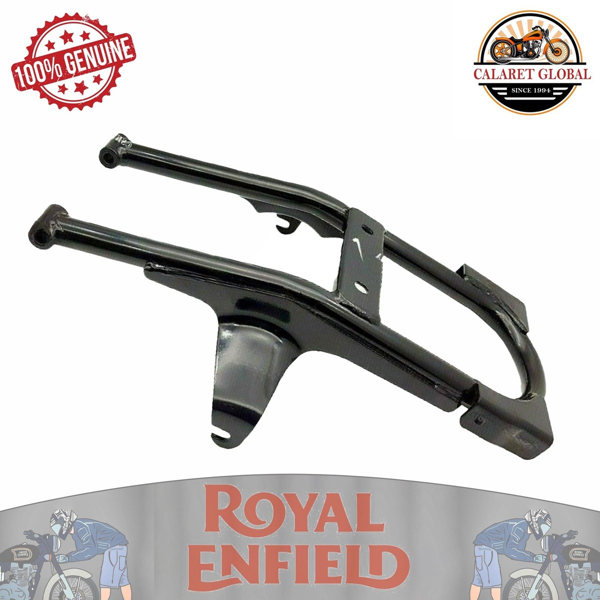 Royal Enfield sub side frame complete-black for classic 350/500 