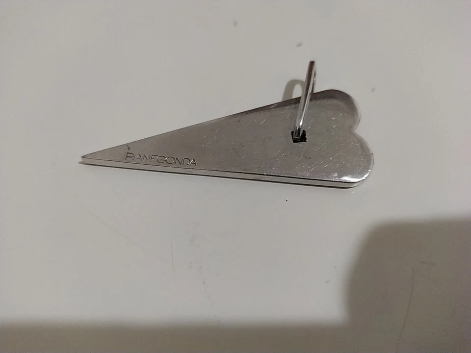 Pendente Pianegonda Argento 925 usato- cm 7 x 2.5  circa 35gr - Immagine 2 di 3