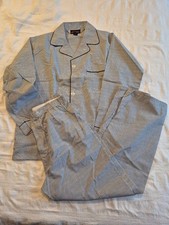 Pleetway men's Medium Vintage classic gingham Deadstock Pajama set New