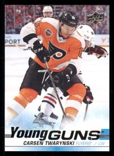 2019-20 Upper Deck #214 Carsen Twarynski Young Guns RC
