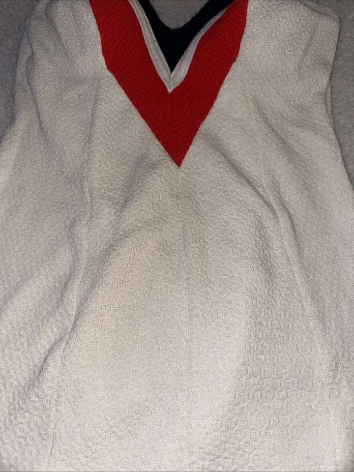 Traje de baño Lee vintage años 60 rojo, blanco, azul 10/32 Foto 3 de 4