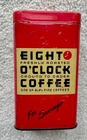 Eight O'Clock Coffee Tin Bank Original Vintage