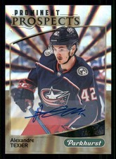 2019-20 Parkhurst Prominent Prospects AUTO Gold #PP17 Alexandre Texier