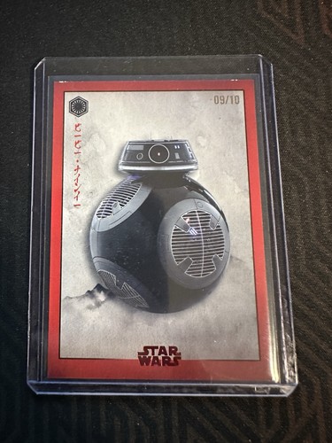 2025 Topps Star Wars Meiyo #FD-2 BB-9E Red Border /10