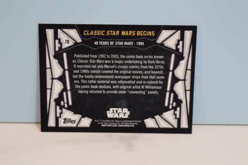 Star Wars 40 años de Star Wars 1994 #78 Clásico - Imagen 2 de 2