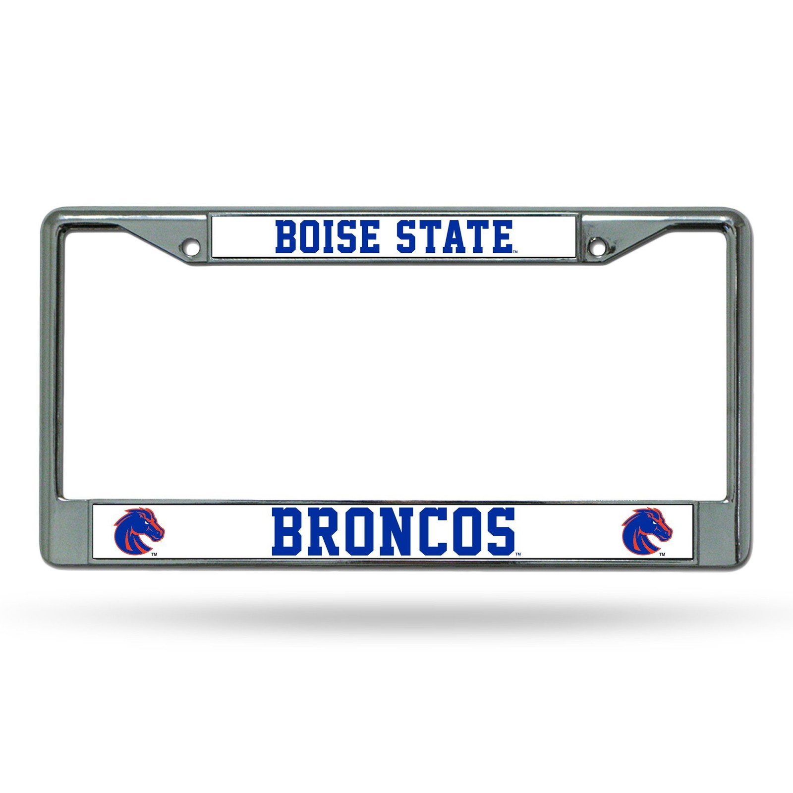 Boise State Broncos Chrome Metal License Plate Frame Premium Design