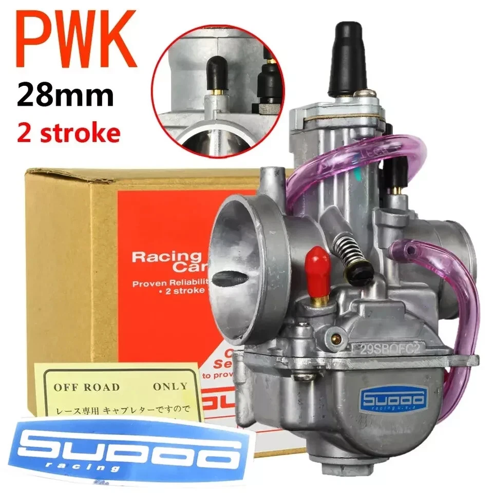 Карбюратор Yamaha DT100 DT 125 DT250 28 мм PWK Keihin W. Power Jet Mod новый! - Изображение 2 из 4