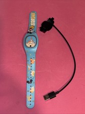 Disney 2023 Mickey Castle Snacks Light Blue Magicband Plus Unlinked-NEW W/O Box