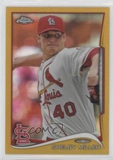 2014 Topps Chrome Gold Refractor 5/50 Shelby Miller #143 0b5