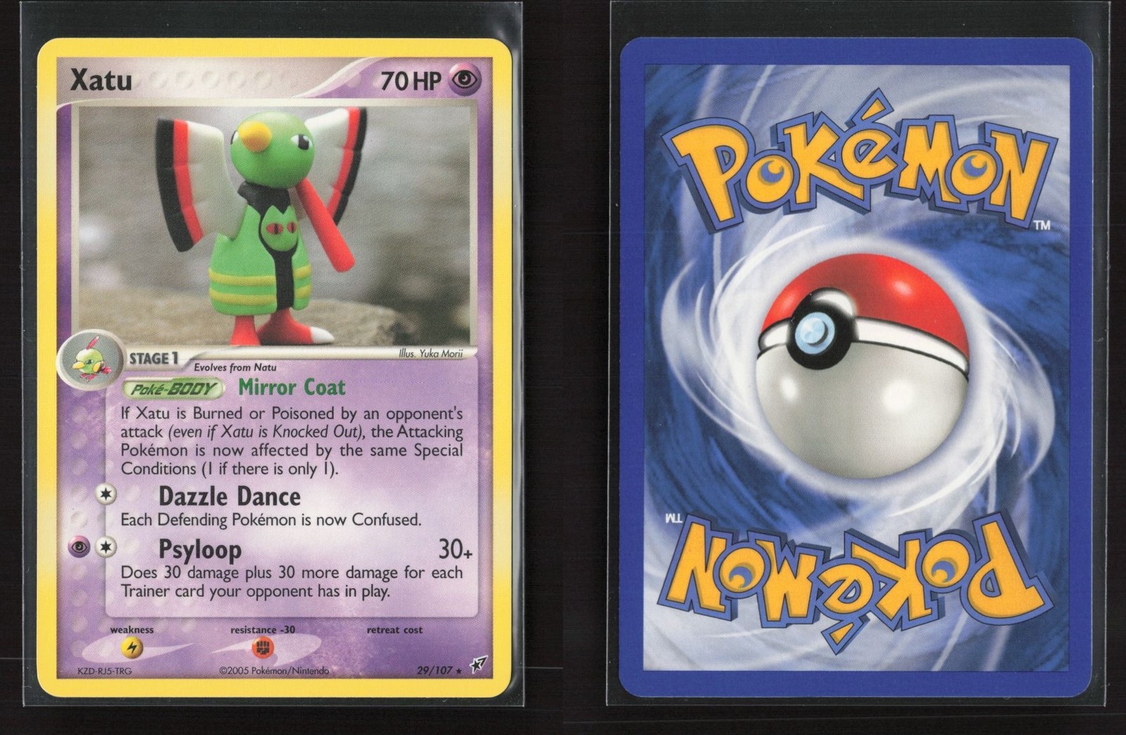 Xatu 29/107 Rare Deoxys Pokemon NM
