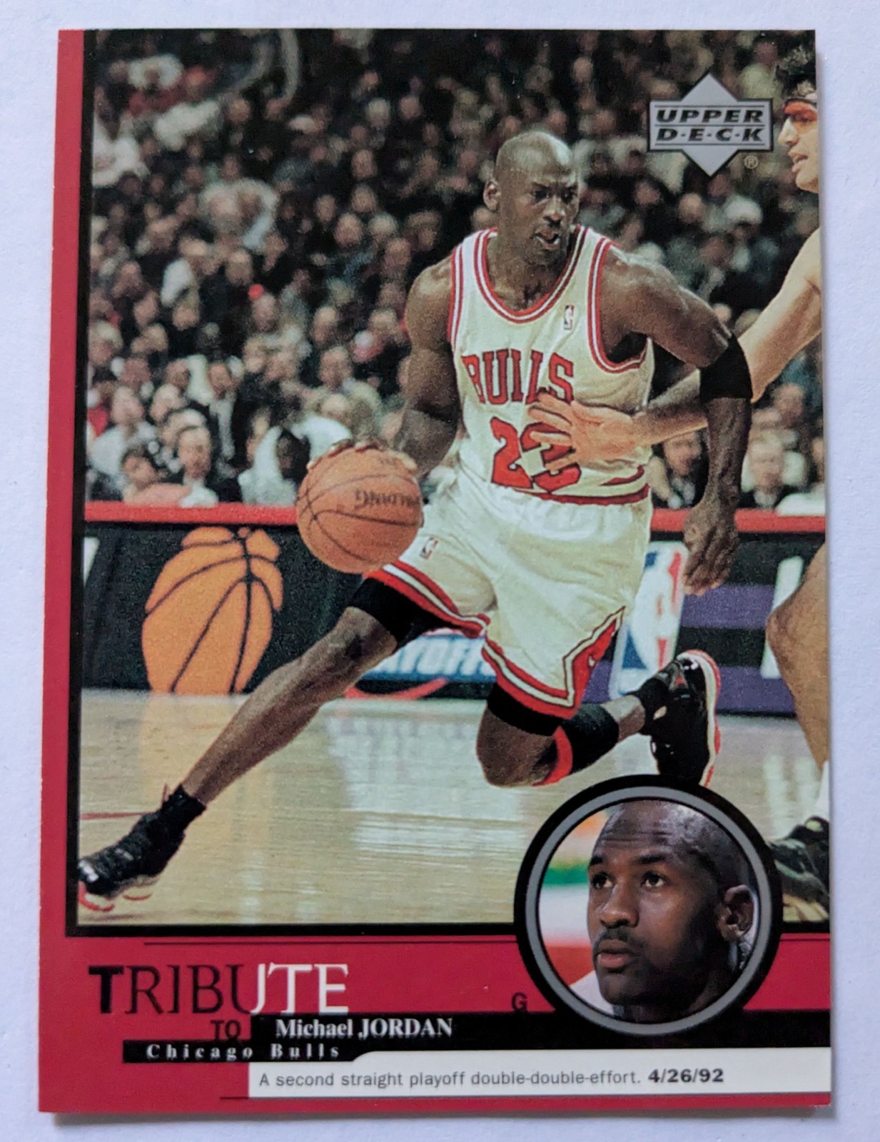 MICHAEL JORDAN, 1998-99 UPPER DECK TRIBUTE #23