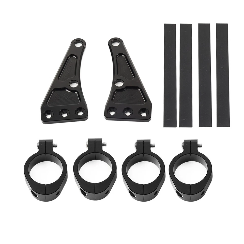 37MM Scheinwerferhalterung Halterung Klammer Gabelrohrhalterung für Harley - Image 2 of 4